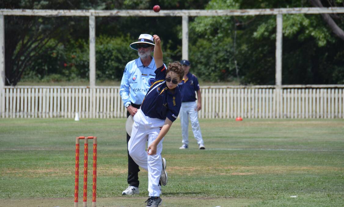 TAKING FLIGHT: James Phelps is in the Armidale team for the annual under-15 Walter Taylor Shield carnival. 