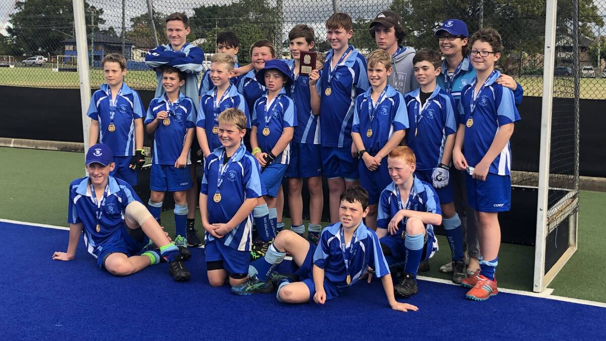 HIGH ACHIEVERS: The Hockey New England under-13 team have been declared joint-state champions. 