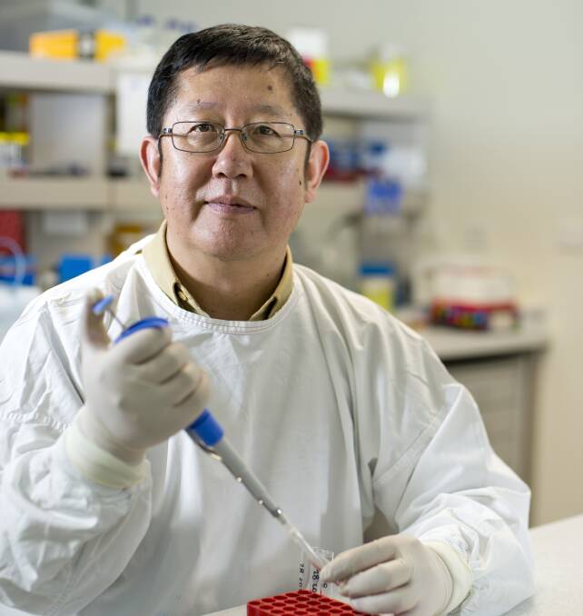 Breakthrough: Professor Xu Dong Zhang and his team at the University of Newcastle have made a discovery they hope can improve bowel cancer survival rates.