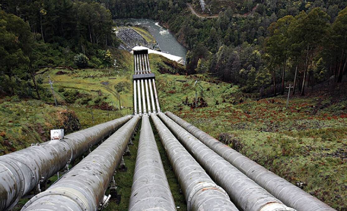Pushing uphill: Pumped hydro works by circulating water from the lower reservoir in the mine void into an upper storage site. Upon demand, water is released and uses gravity to turn turbines and generate electricity.