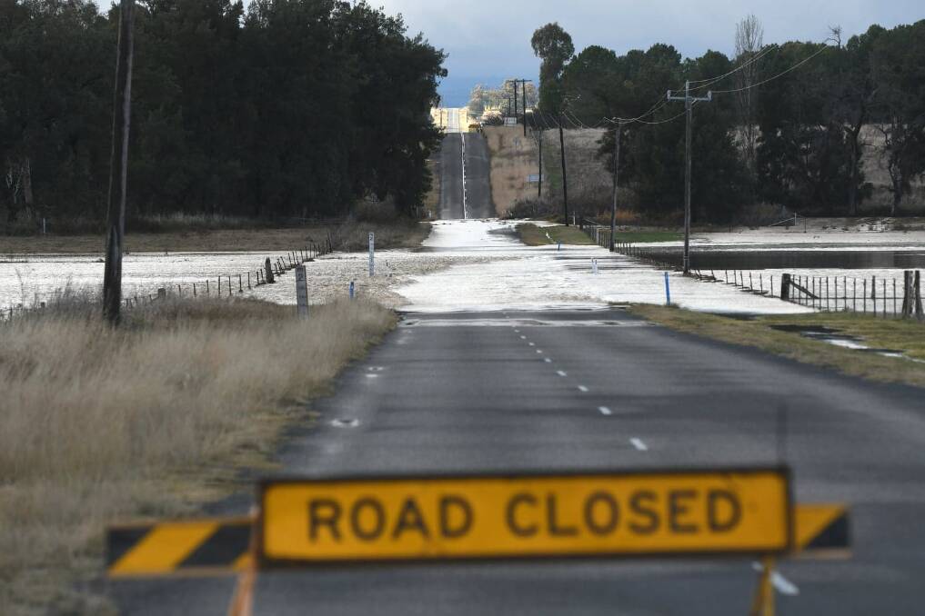 CLOSED: Authorities have reminded residents that closed means closed after responding the three flood rescues in 24 hours. Photo: Gareth Gardner
