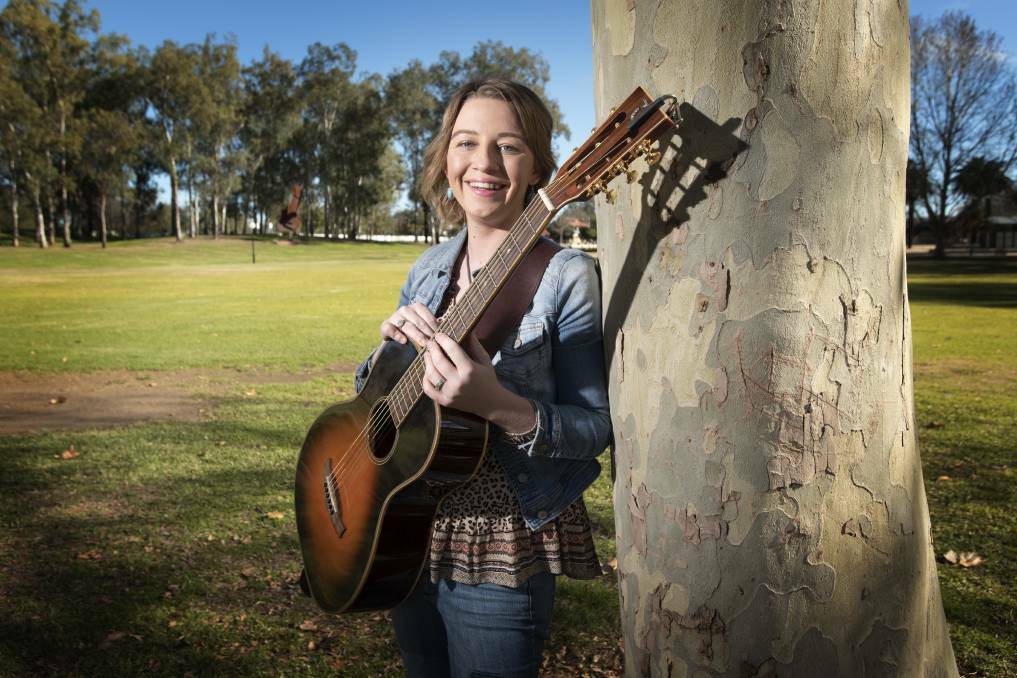 NEW MUSIC: Ashleigh Dallas, pictured in July last year, said she's been working hard on the album with her dad for the past 18 months. Photo: Peter Hardin