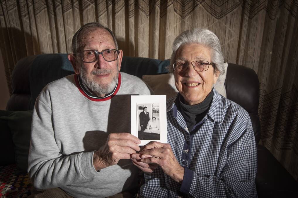 LONG MARRIAGE: Barry and Marlene Ford will celebrate their 65th wedding anniversary on Thursday. Photo: Peter Hardin 