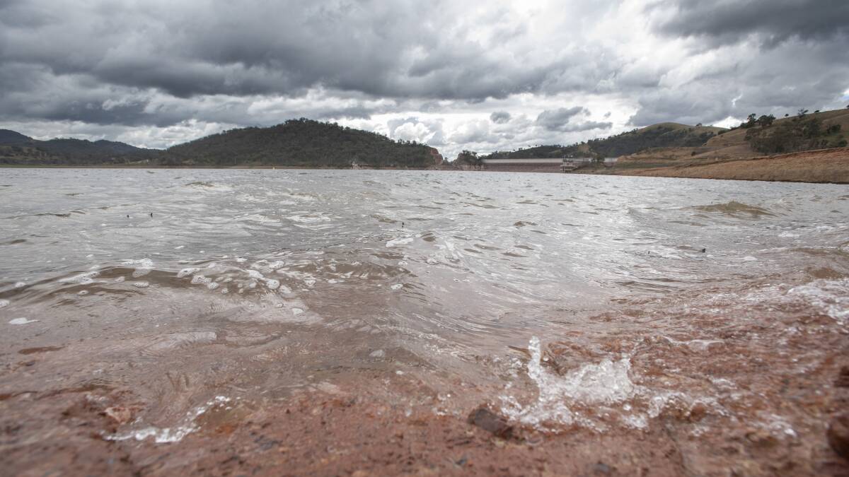 DAM TIME: A decision about water restrictions is set to be made by council on Monday after Chaffey Dam hit the trigger point of 25 per cent full. Photo: Peter Hardin 210820PHA009