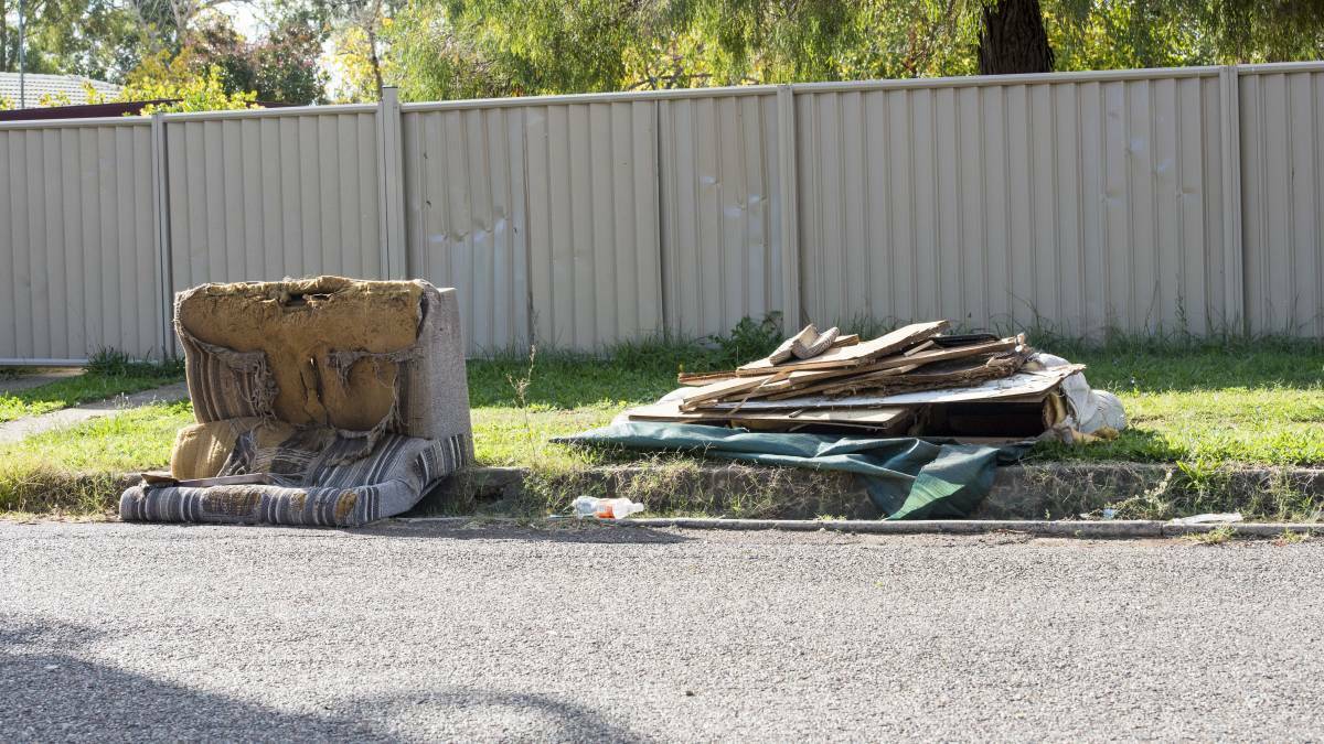 ON THE STREET: Tamworth Regional Council will start the second bulky waste collection for this year on Monday. Photo: File