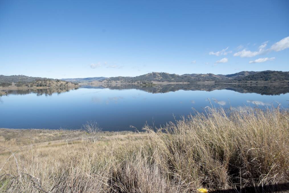 FILLING UP: Chaffey Dam has crept over the 80 per cent full mark at the end of a wet month. Photo: Peter Hardin