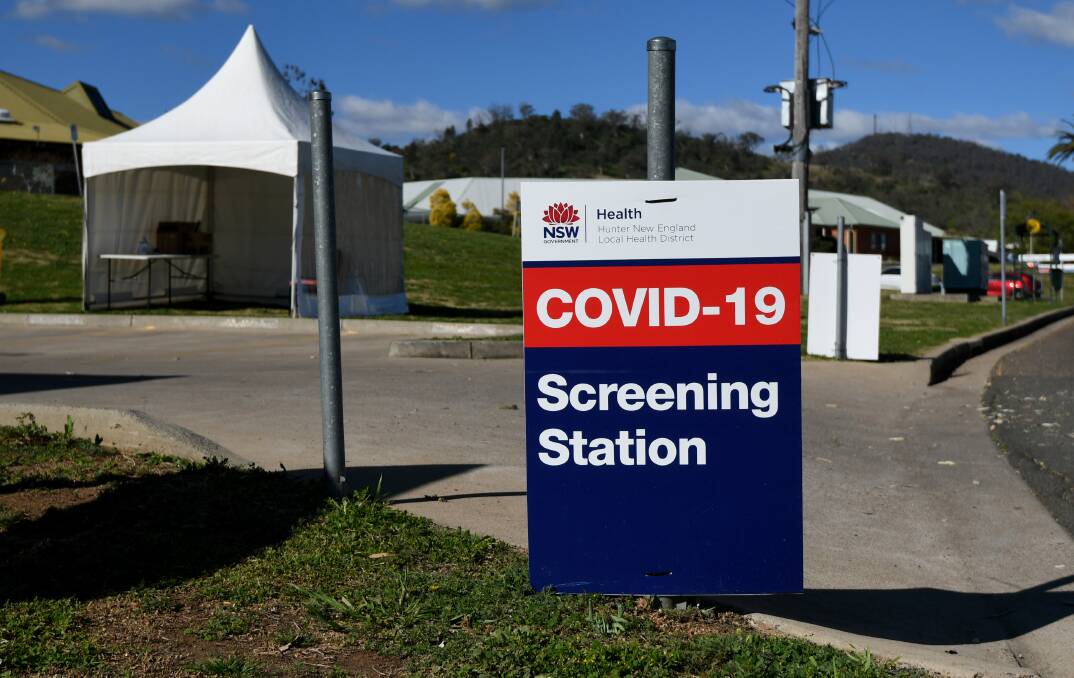 'DISAPPOINTING': Low testing numbers at the pop-up coronavirus clinic have concerned health authorities. Photo: Gareth Gardner