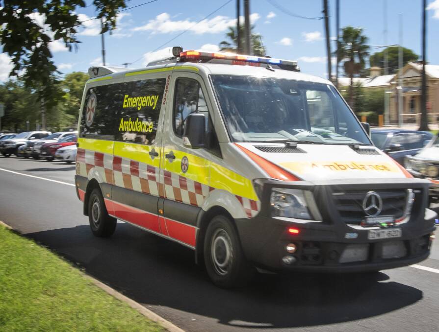 CRASH: Emergency services remained at the scene of a car crash on the outskirts of Tamworth on Wednesday afternoon. Photo: File