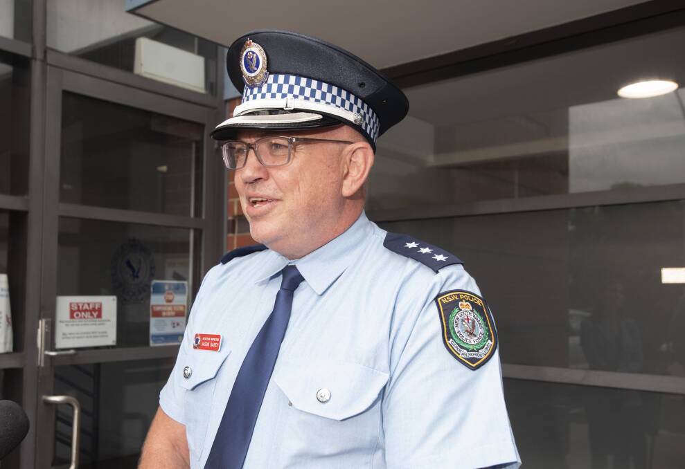 AT THE HELM: Detective Inspector Jason Darcy will head up the team of more than a dozen police. Photo: Peter Hardin, file