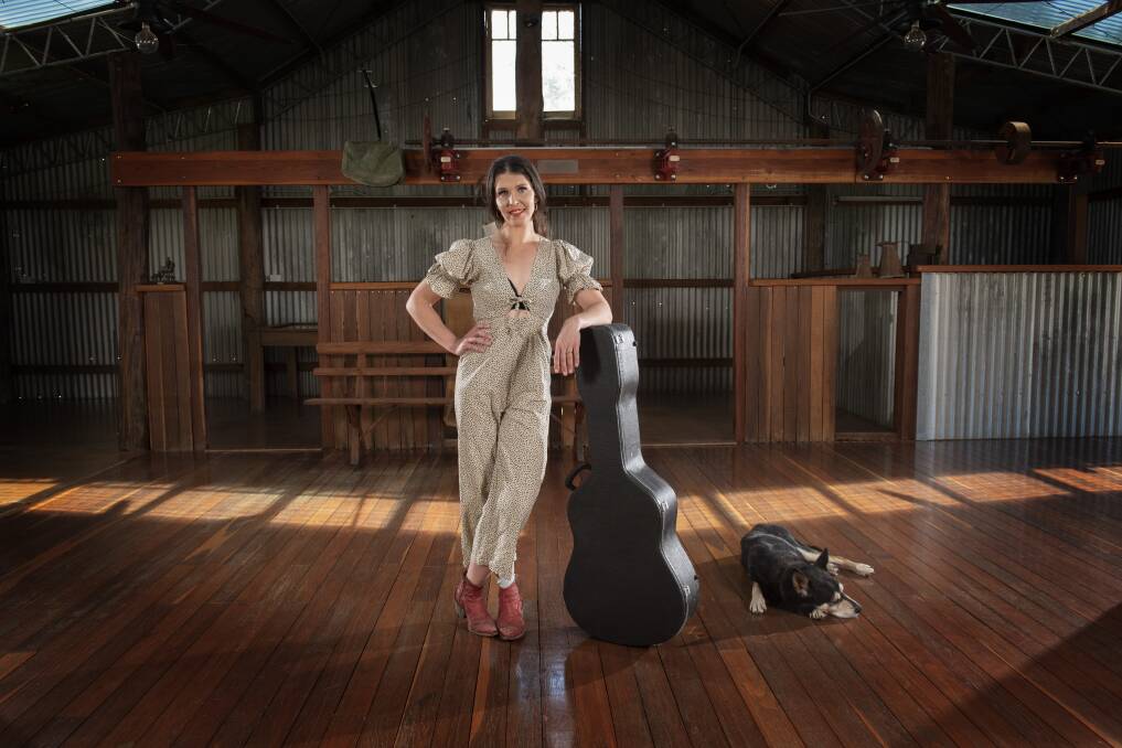 GIRL POWER: Fanny Lumsden is leading the charge at the 2021 Golden Guitar Awards, with seven nominations. Photo: Peter Hardin