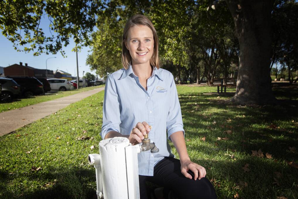RAINY RELIEF: Tamworth Regional Council water sustainability officer Louise Cadell said consumption stayed low through summer. Photo: Peter Hardin