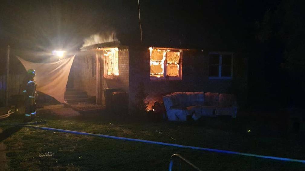 SENTENCED: A man will remain behind bars after he was sentenced for setting a house on fire last year. Photo: Gunnedah Fire and Rescue NSW