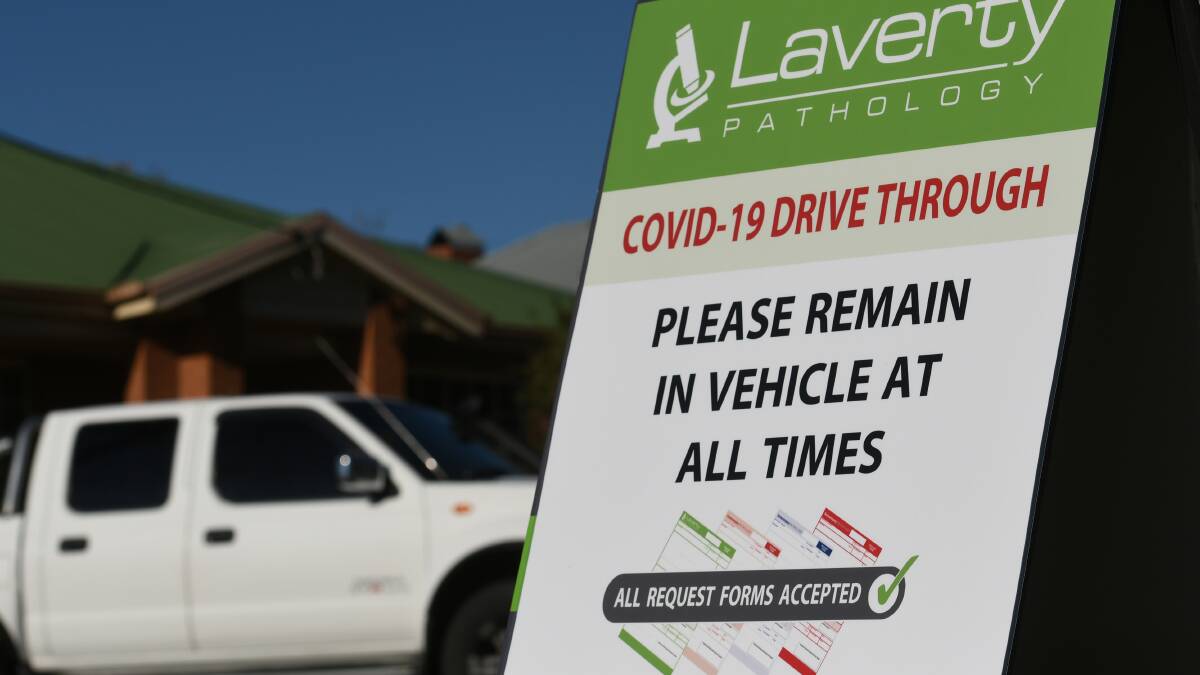 NEWLY LAUNCHED: Laverty Pathology has opened a drive-through COVID-19 screening clinic in Tamworth, with another to come in Gunnedah. Photo: Gareth Gardner