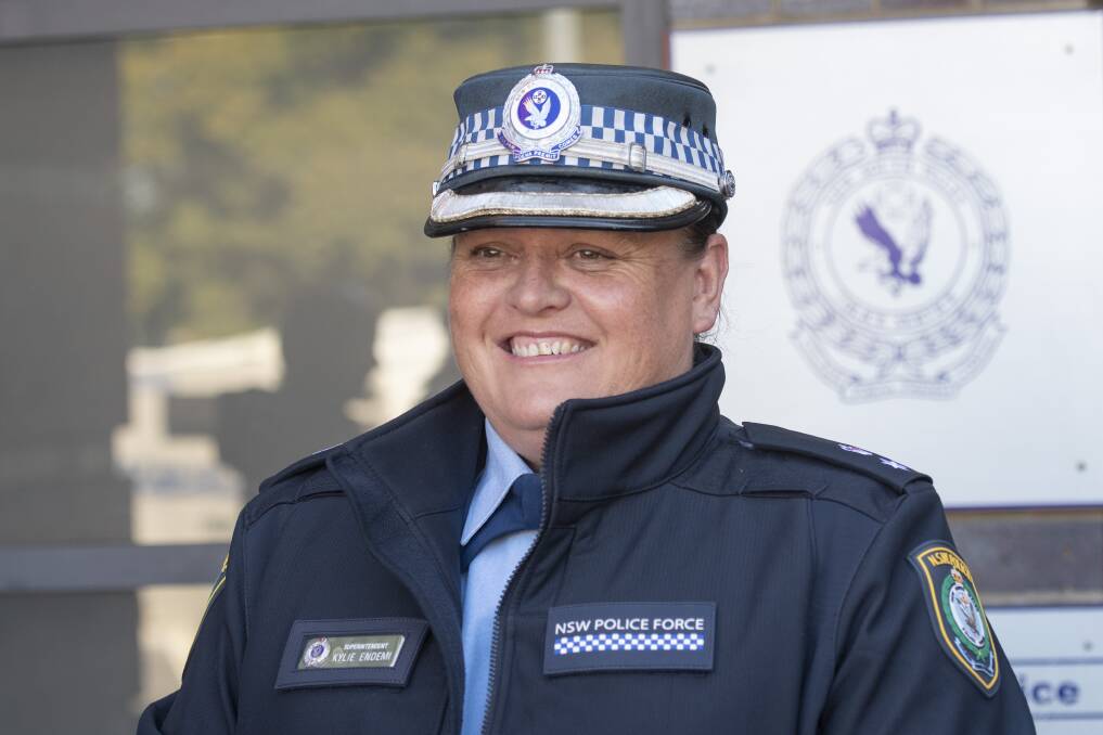 GOING FINE: Oxley police commander Superintendent Kylie Endemi. Photo: Peter Hardin