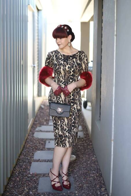 DRESSED TO IMPRESS: Karlee Box wears a dress designed by Mackay designer Anna Dutton Couture. Photo: Supplied