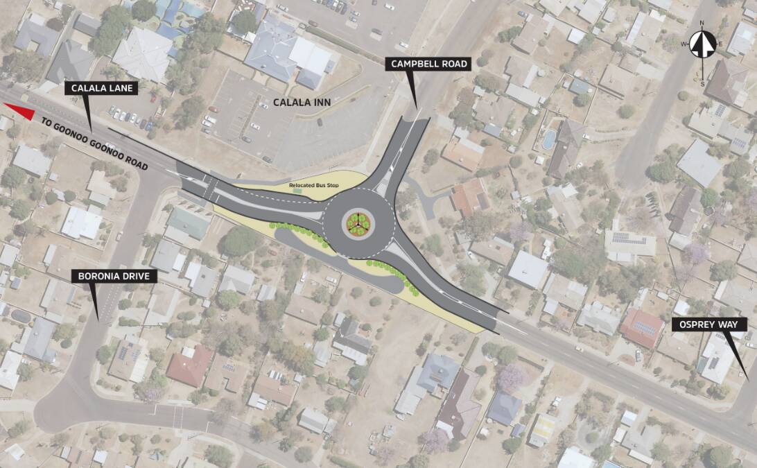 DESIGN: An artist's impression of the end look. Photo: Tamworth Regional Council