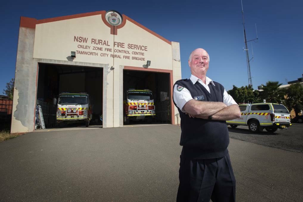 COMING ALONG: After a long wait, Tamworth NSW RFS Superintendent Allyn Purkiss is keen to move to a new purpose-built fire control centre and training ground in Tamworth. Photo: Peter Hardin