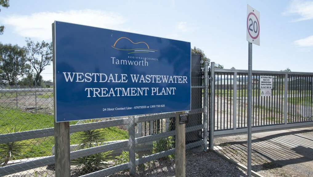 Samples of wastewater from Tamworth are still being tested by authorities weekly. Picture from file