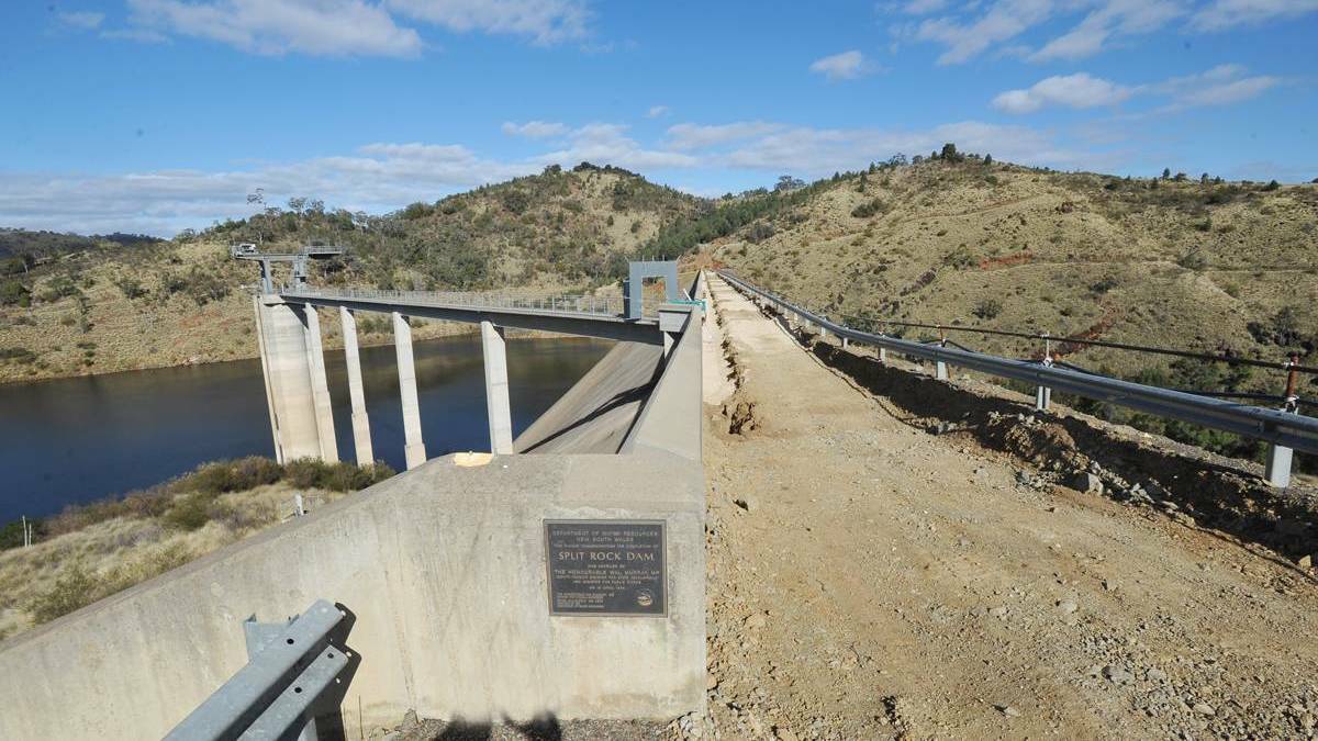 SECURITY: Despite the low level of Split Rock Dam, the townships of Manilla and Barraba should have water security for at least two years. Photo: File