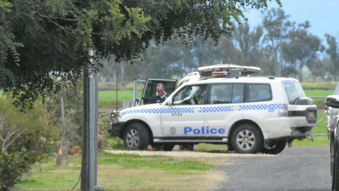 COMPLEX CASE: Oxley police at the crime scene in July 2020 in Gunnedah. The accused remains in custody. Photo: Jessica Worboys