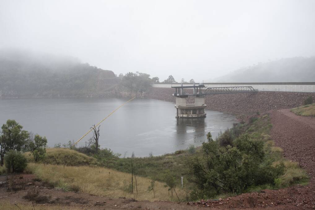CATCHING: Rain during the past two weeks has been falling in the dam catchments and helping boost supplies. Photo: Peter Hardin
