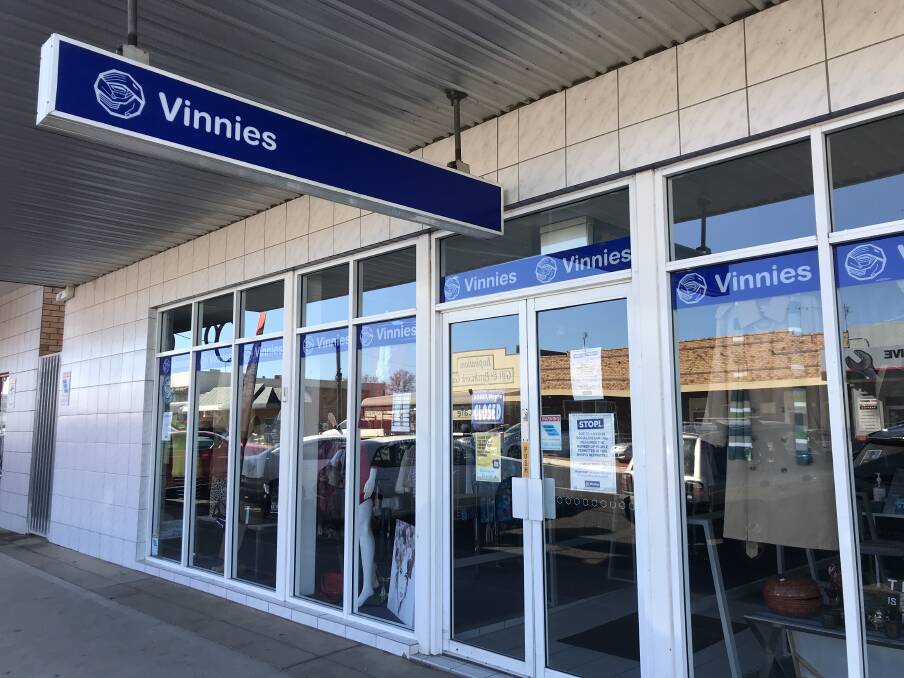 HOORAY: Vinnies in Peel Street is set to open - bigger and better - on Monday morning.