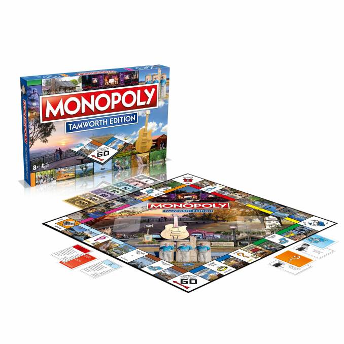 FIRST LOOK: The Tamworth Monopoly board is coming. Photo: Tamworth Regional Council