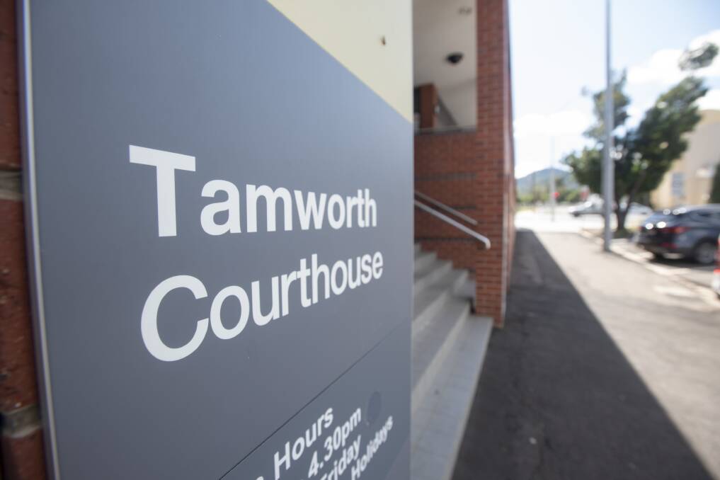 The man was sentenced in Tamworth court for assaulting his father in August in Tamworth. File picture