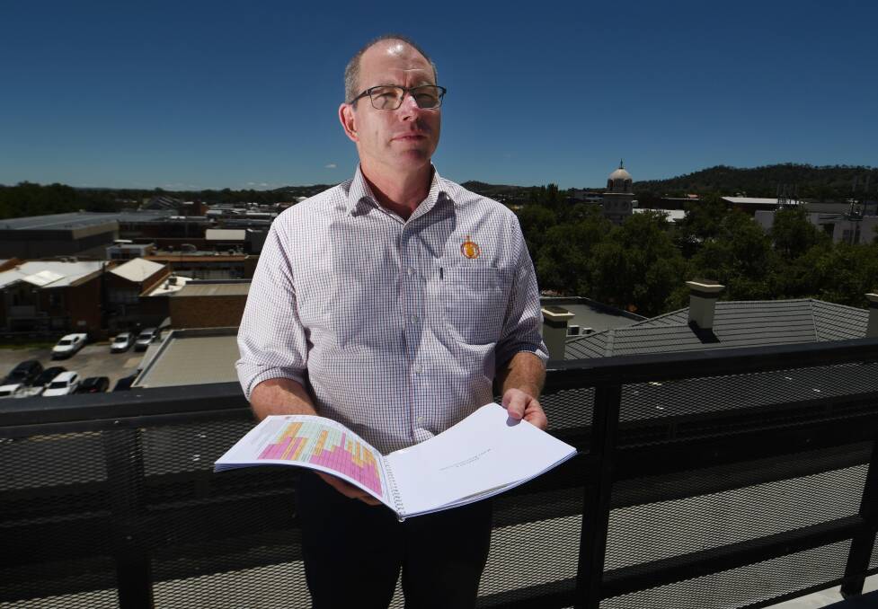 BUSTED MYTHS: Tamworth Regional Council water and waste director Bruce Logan said tightening water restrictions won't add up to better water security. Photo: Gareth Gardner