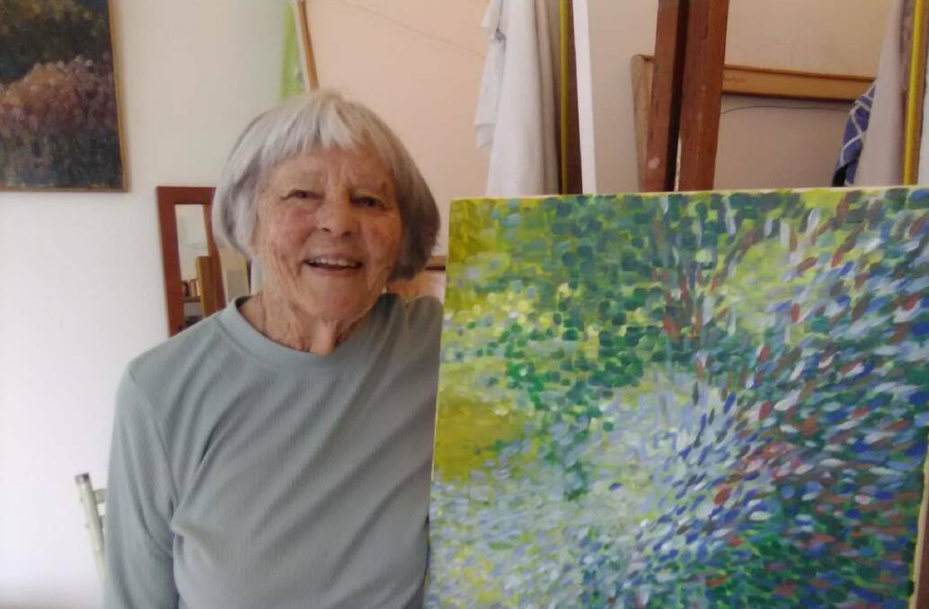 ART IS ALL: Patricia Elkin from Armidale. Photo: Supplied