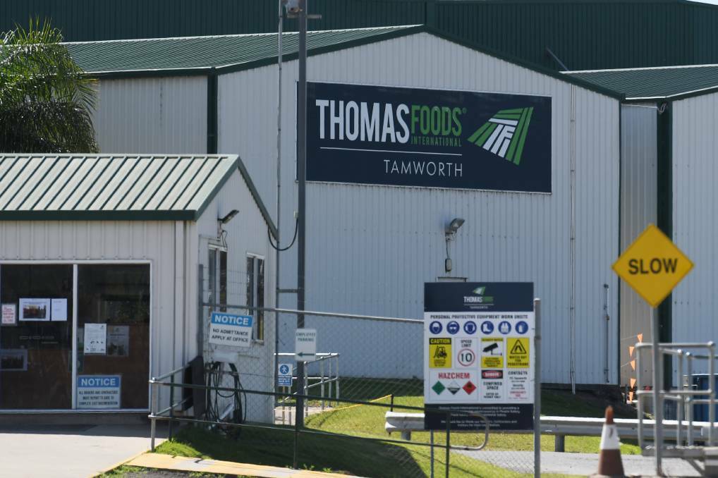 Thomas Foods International had wastewater issues at its Tamworth facility after equipment failure. File picture by Gareth Gardner