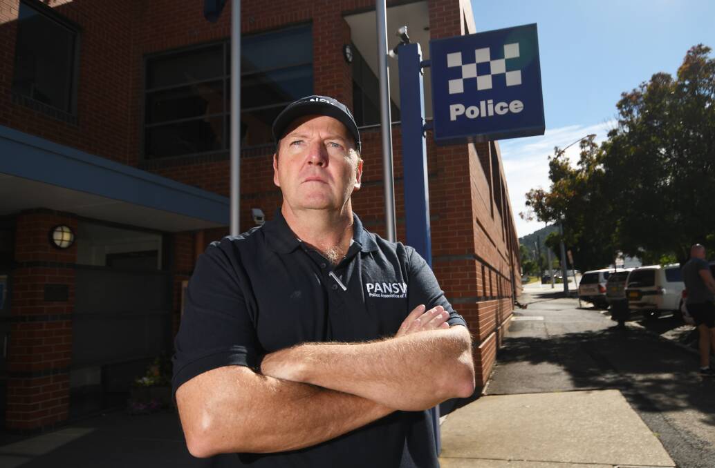 FRUSTRATION: Tamworth's police association chair Brian Pegus said police are trying their best but need the resources to back them up. Photo: Gareth Gardner