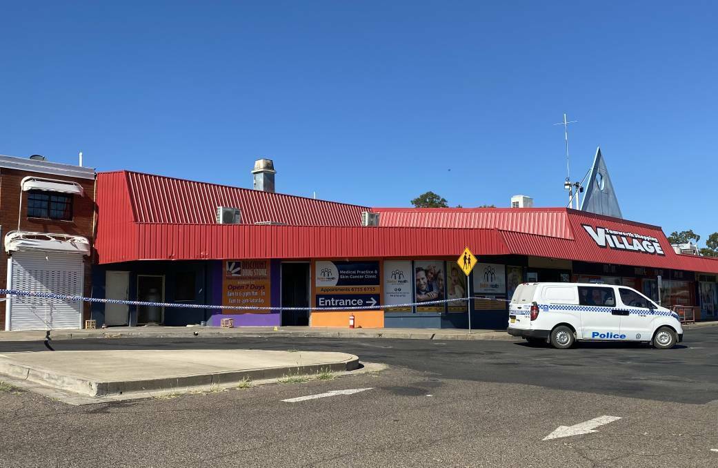 ALLEGED ARSON: A fire broke out in the doctors surgery inside Tamworth's Robert Street complex in the early hours of January 26. Photo: Supplied