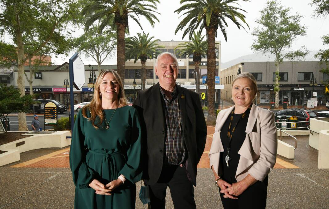 GO TIME: Tamworth Regional Council's Jacqueline O'Neill, Barry Harley and Kate Baker. Photo: Gareth Gardner