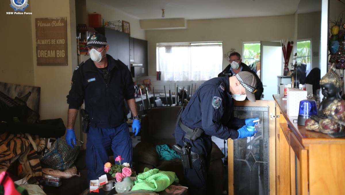 Strike Force Radius: The police sting unfolded with a series of arrests and raids in Tamworth connected to the alleged 'ice castle'. Photo: NSW Police