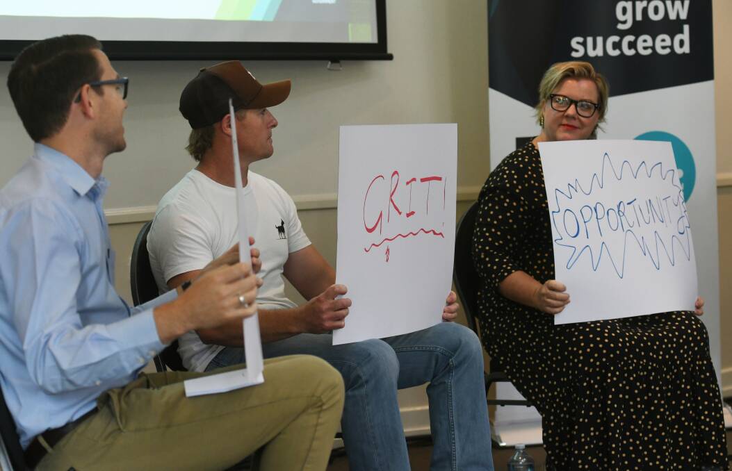 GRIT: Small business owners gathered for a seminar to help them navigate the COVID-19 crisis and its economic aftermath. Photo: Gareth Gardner