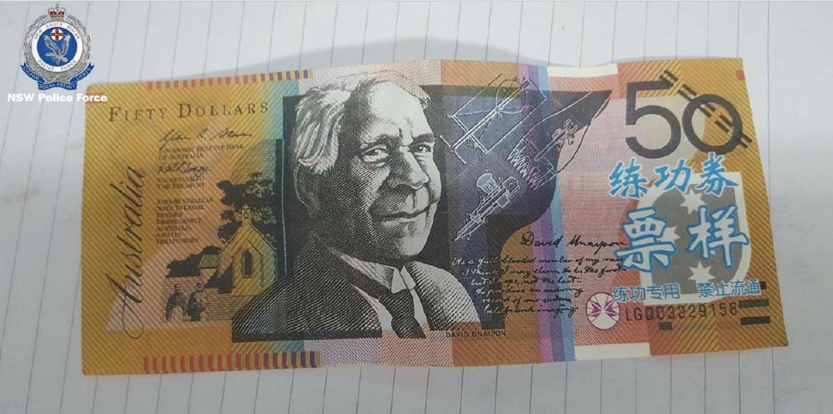DENIED: A man accused of being in possession of $850 worth of counterfeit money has pleaded not guilty to the allegations against him. Photo: NSW Police