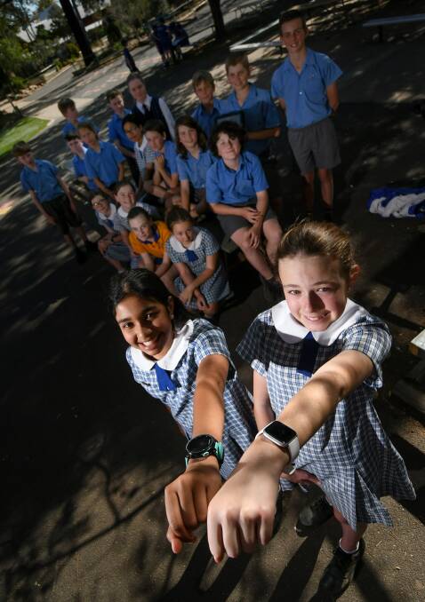INNOVATION: Tamworth Public School students came up with some impressive ideas to bring the community closer. Photo: Gareth Gardner