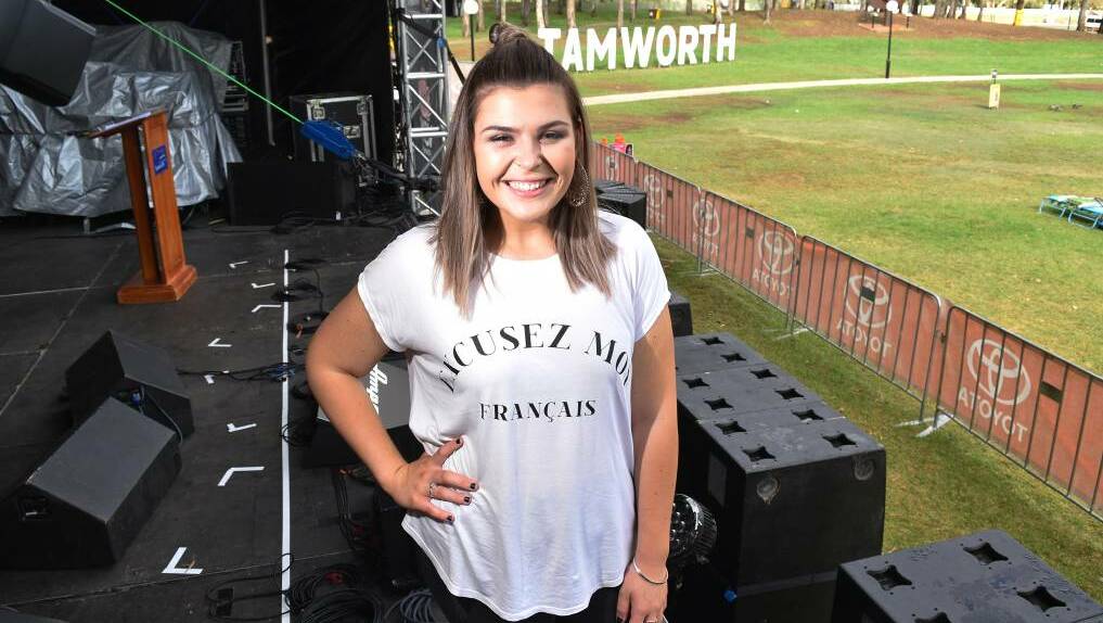 Go again: Tamworth Star Maker 2020 Sammy White has released her first album and is back on the road touring. Photo: Ben Jaffrey
