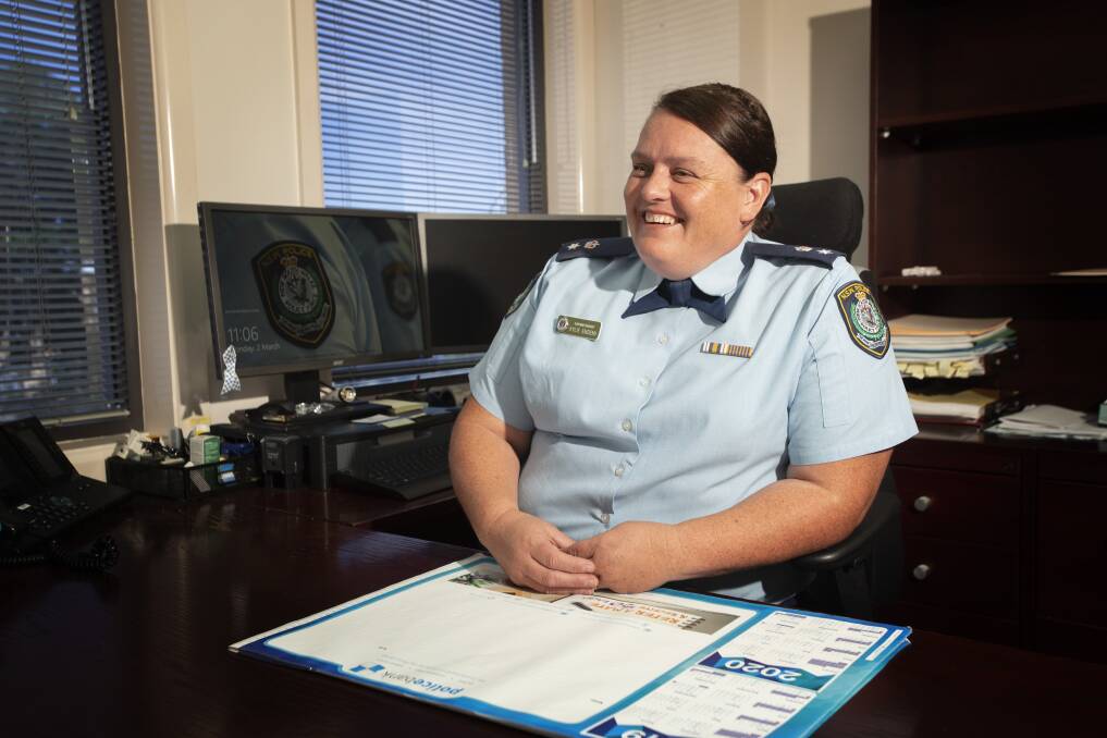 FORCE OF FEMALES: Kylie Endemi is the newly-appointed commander of the Oxley Police District. Photo: Peter Hardin 020320PHB023
