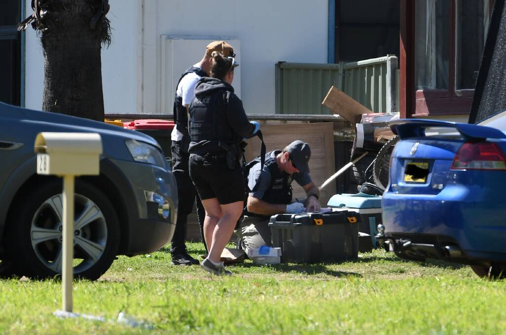 Oxley police raided the West Tamworth home last year. Pictures by Gareth Gardner
