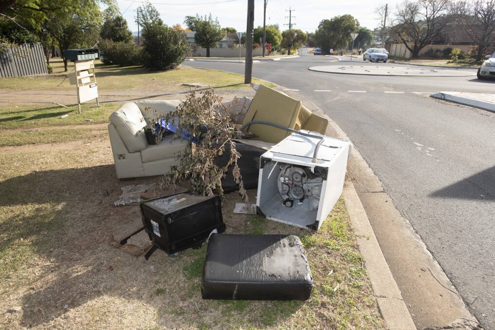 COLLECTABLE: Tamworth Regional Council's last ever planned bulky waste collection will kick off next week. Photo: Peter Hardin