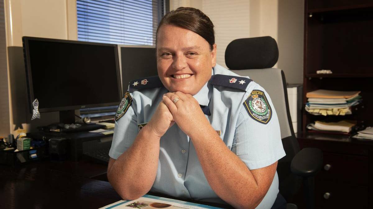 HISTORY MADE: Oxley Superintendent Kylie Endemi was named the top cop of the Oxley Police District in 2020. Photo: Peter Hardin