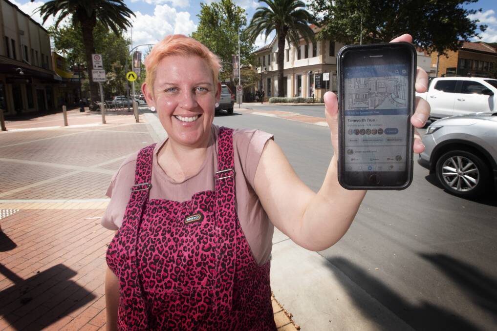 TAMWORTH TRUE: The Facebook group's founder Jody Ekert said the 'caremongering' group won a grant from the social media giant just last month. Photo: Peter Hardin