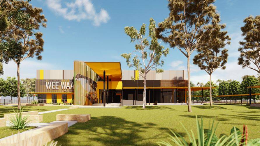 NEW SCHOOL: Concept designs of the new multi-million dollar Wee Waa High School were released in November. 