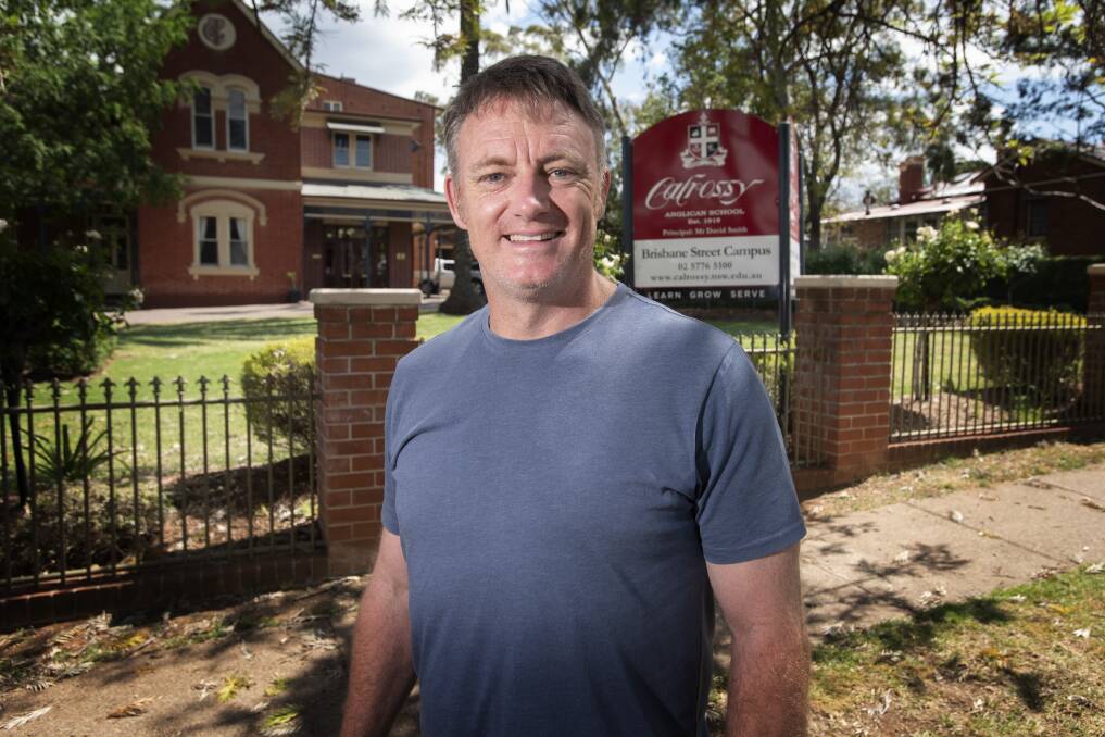 JOBS: Calrossy Anglican School careers advisor Charles Impey said most Tamworth schools would have more job offers than they had students. Photo: Peter Hardin, file