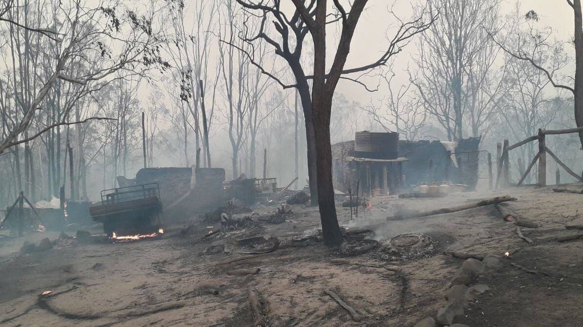 CLOSURE: Hundreds of homes and dwellings across the New England North West were destroyed in last year's bushfires. Photo: David Pieters