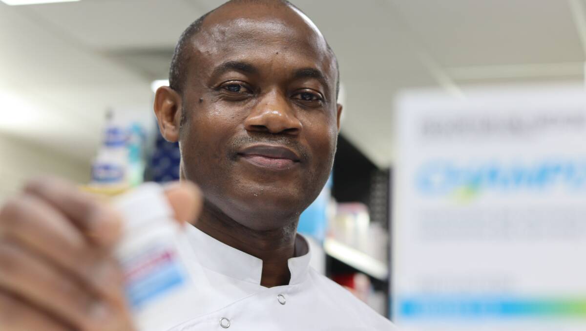 SHORTFALL: Inverell pharmacist Clinton Chukwukelu is one of many local chemists who struggle to get generic everyday drugs. Photo: Jacinta Dickins