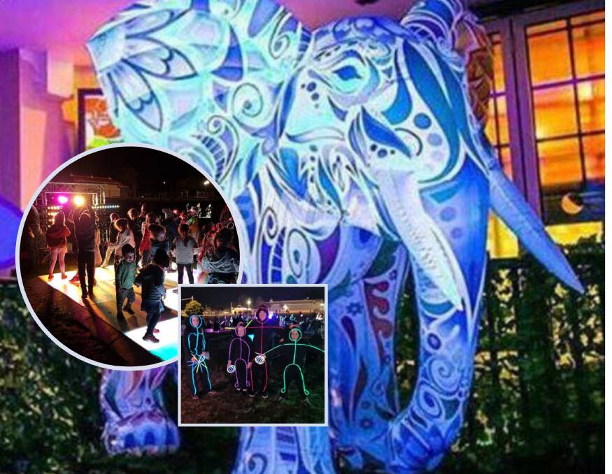 NO WORRIES: Glow Up Events set to bring 'Tamworth Gets Its Glow On' to life on Saturday. Photos: Contributed.