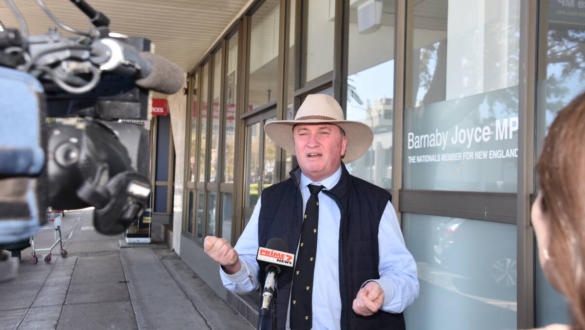 IMPROVEMENT: Mr Joyce said the expansion of the border bubble to include a number of New England villages was a "better outcome" but said more communities should be added. Photo: Andrew Messenger
